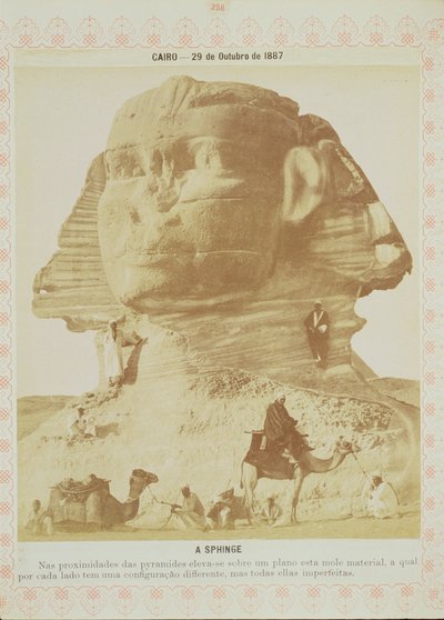 The Sphinx, Egypt, 1887 by English Photographer